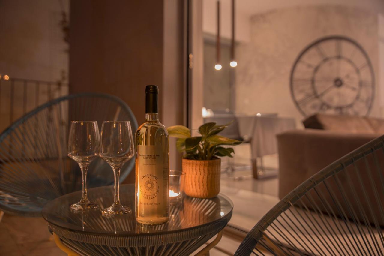Luxury Apt With Parking-Living Stone Silver Athens Luaran gambar